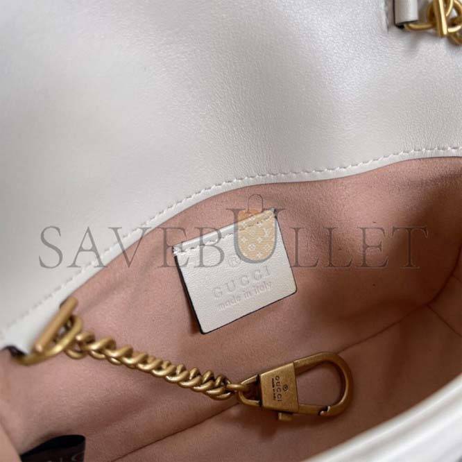 GUCCI MARMONT MATELASSE LEATHER SUPER MINI BAG 476433 (16.5*10*5cm)